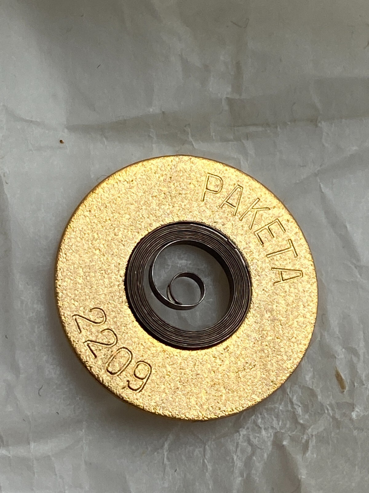 NOS NEW Vinatage watch parts RAKETA РАКТЕТА 2209 MAINSPRING CCCR USSR 23 JEWELS