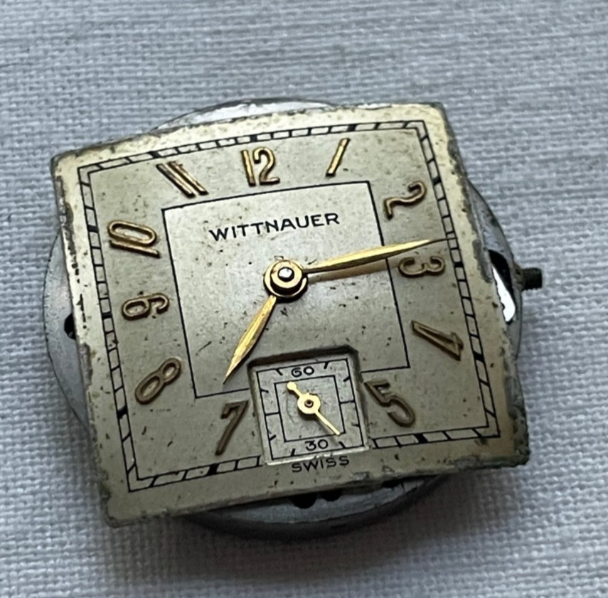 Wittnauer 10T – movement for mens watch RUNS, lot2307