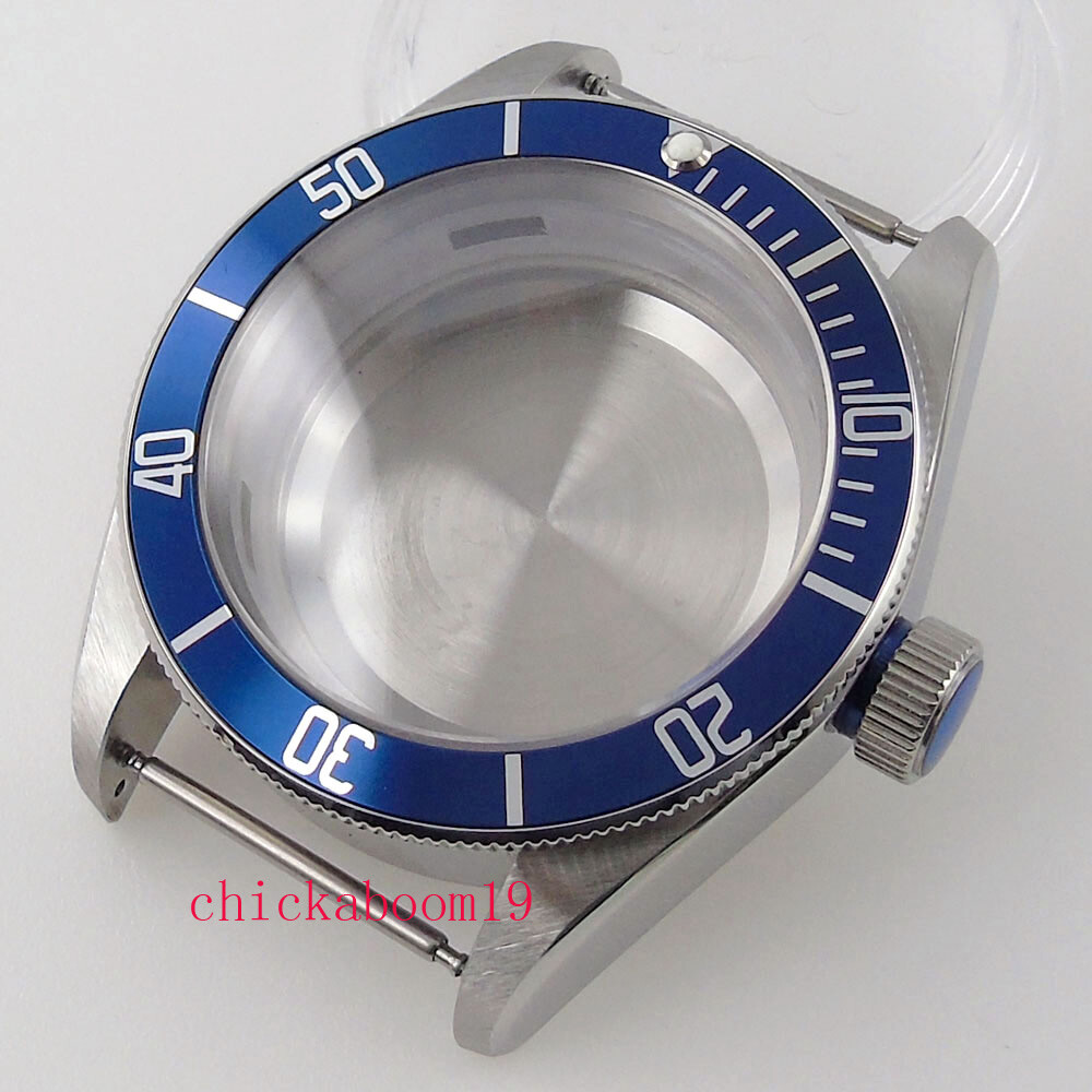 Corgeut 41mm Sapphire Case fit Miyota 8205 8215 ETA 2836 2824 Mingzhu 2813 watch