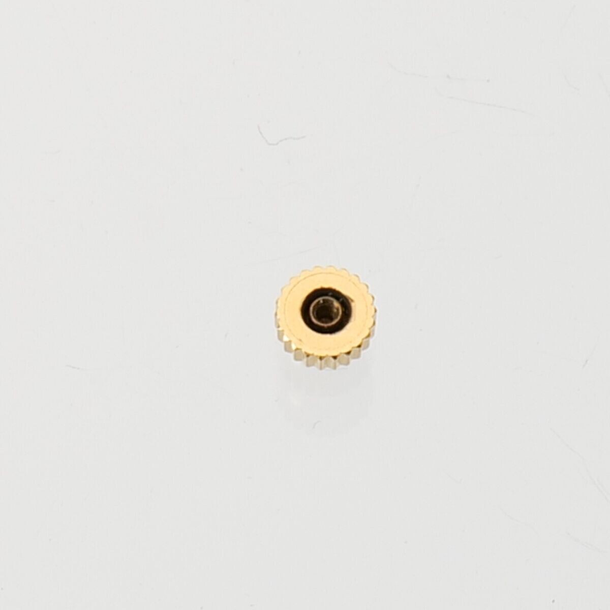 NOS Classic Dome Style Waterproof 3.5mm Gold Watch Crown