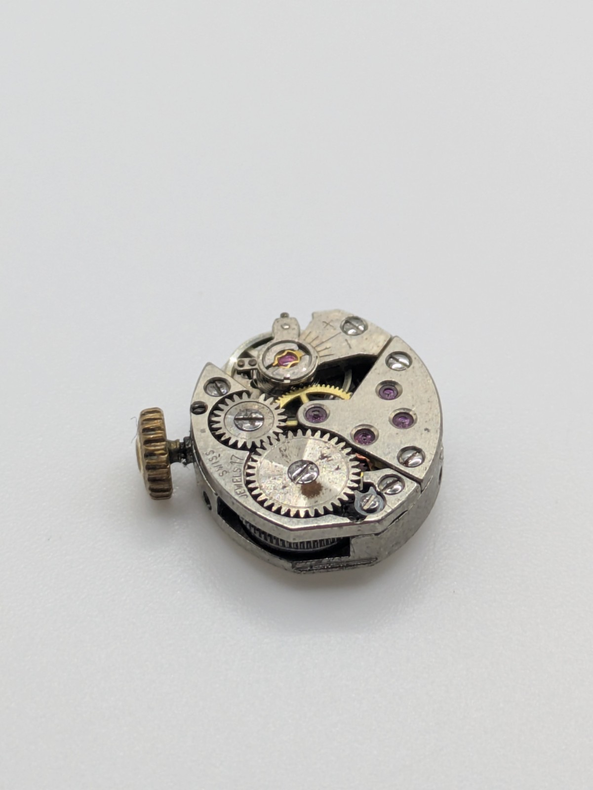 FEF 6620 Avia Manual Wind Watch Movement 17 Jewels Swiss 15.8mm Untested