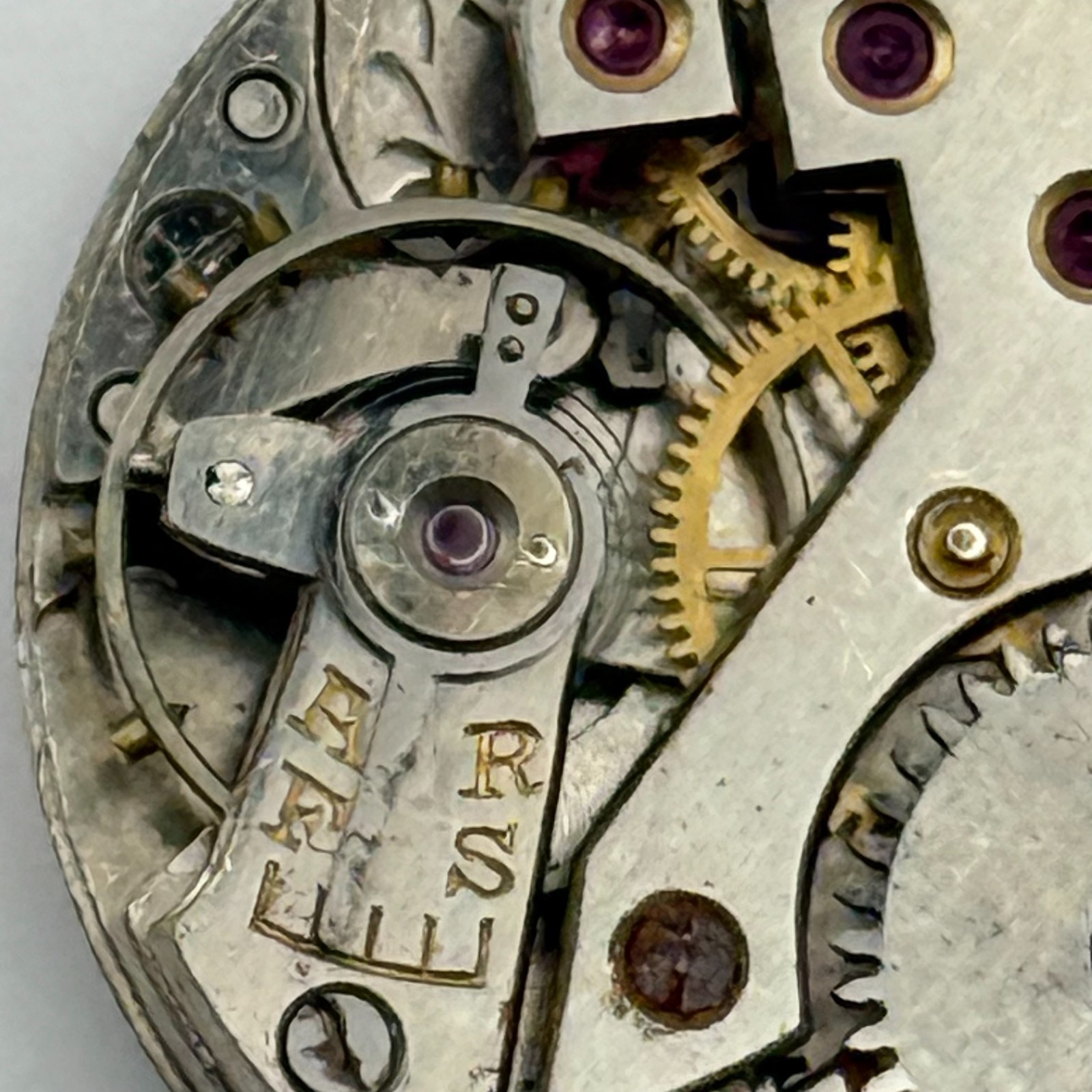 Peseux 170 Watch Movement 15 Jewels Swiss Manual Wind Parts Repair 23.3mm