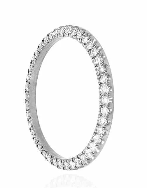 Lab Grown Diamond BEZEL 36.8 MM, Fits to ROLEX Datejust Watch