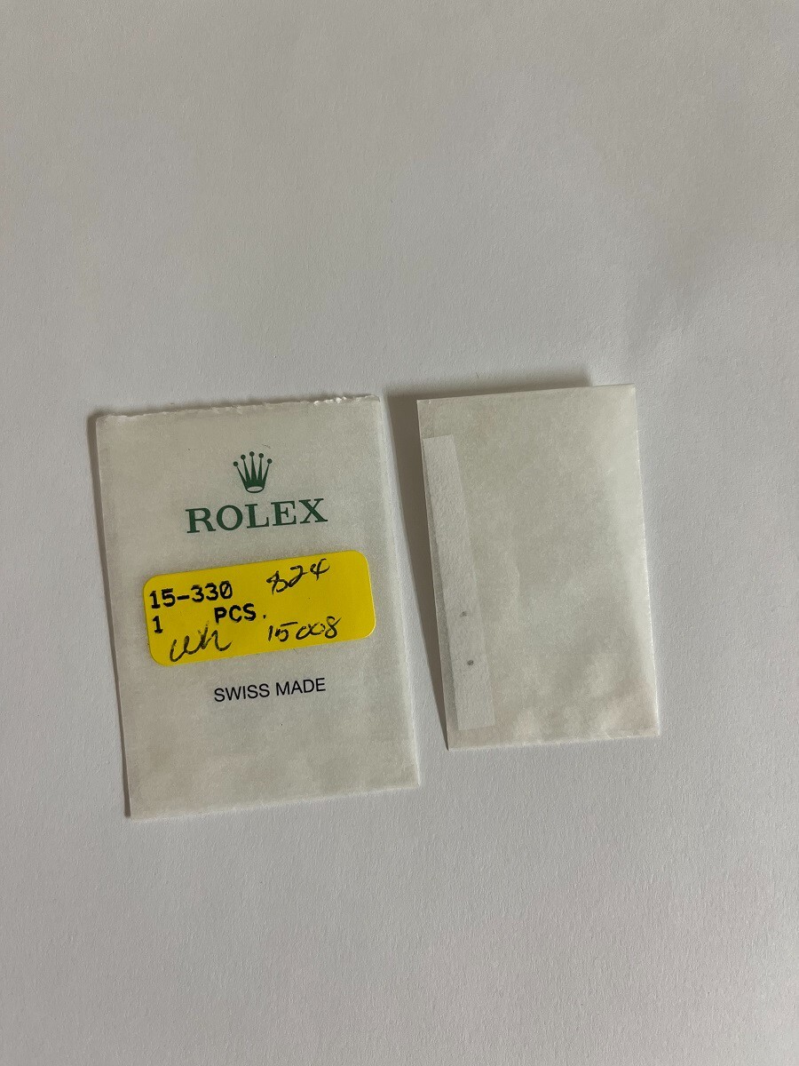 NOS GNUINE Rolex Second Hand 15-330 White Gold New model 15000 1400