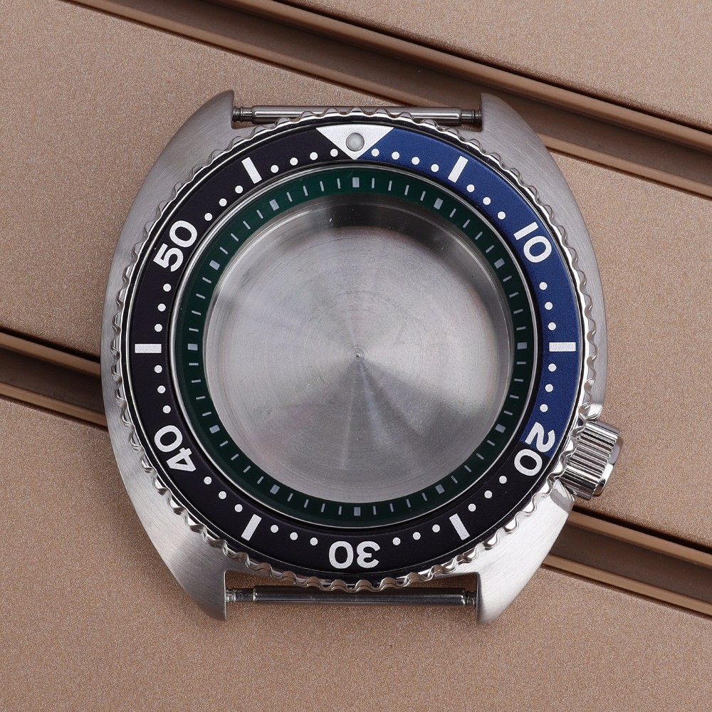FEIYASHI turtle SKX007 Style 45mm Pilot Watch Case Sapphire For Seiko NH35 NH36