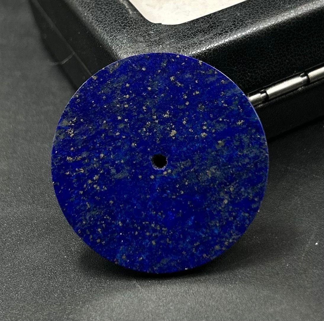 Blue Lapis lazuli Watch Dial 31.5 mm Gemstone Flat Disc GMC-644 watch face