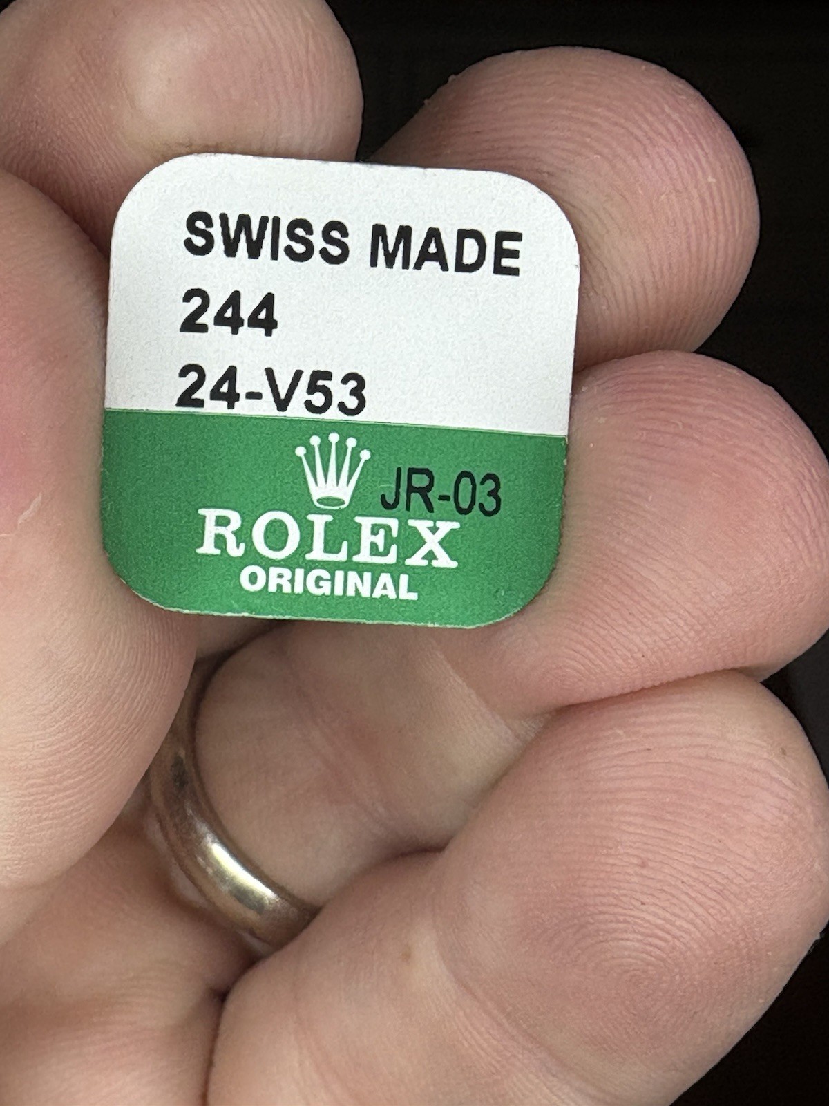 Genuine Rolex Cal. 244 Part 24-V53 Original Swiss Made OEM Sealed Watch Part