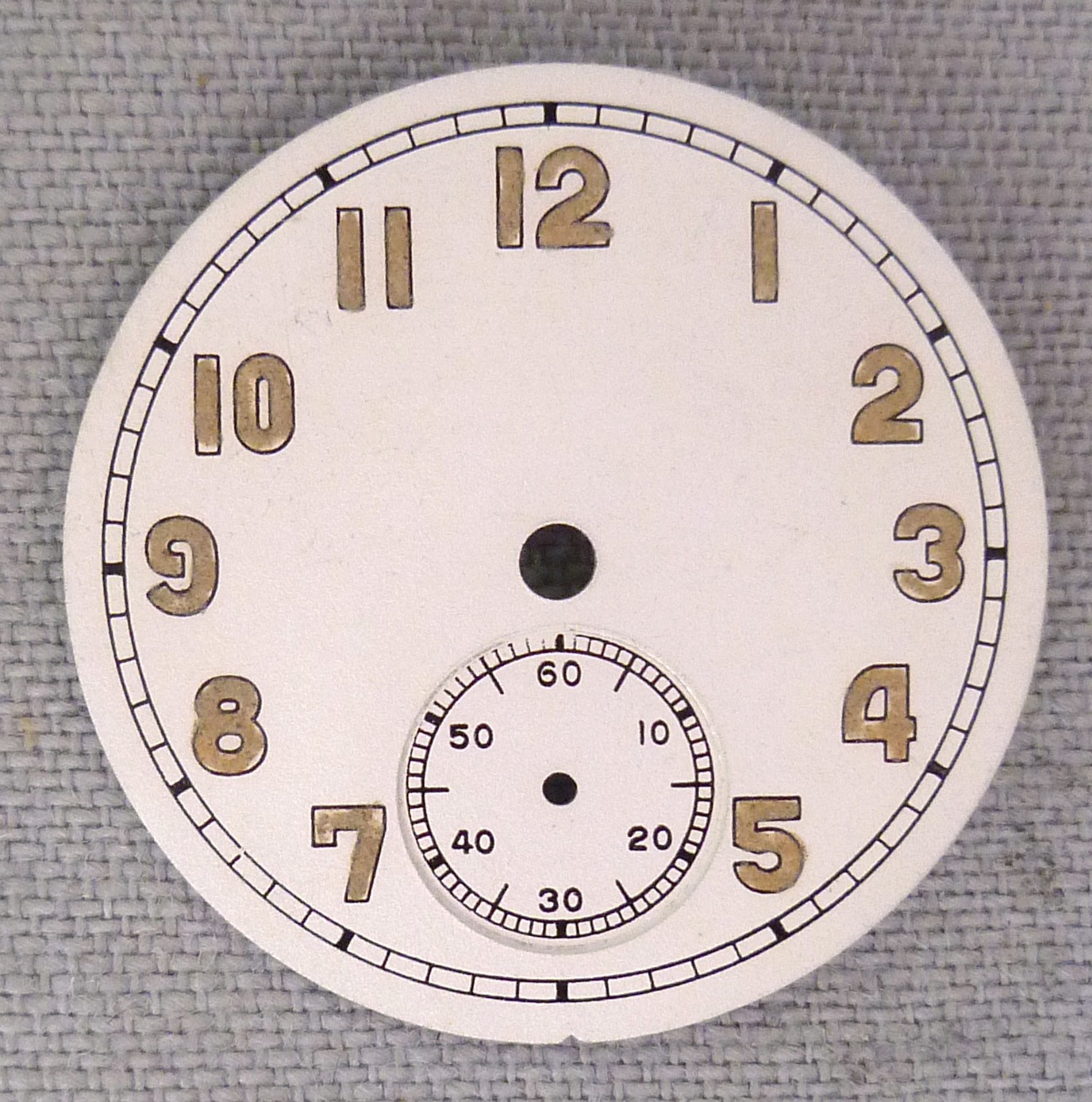 BULOVA Military DIAL New Old Stock Early 1950s For BULOVA Cal. 10 AK 10-1/2 L