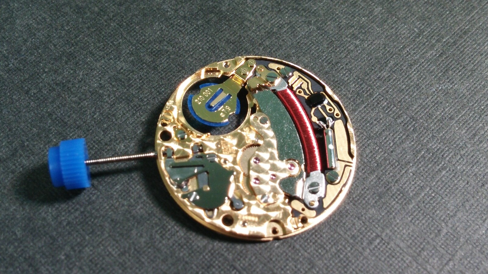 ETA 210.001 (no calendar) movement PAUL PICOT ETA QUARTZ 210 001. DISCONTINUED.