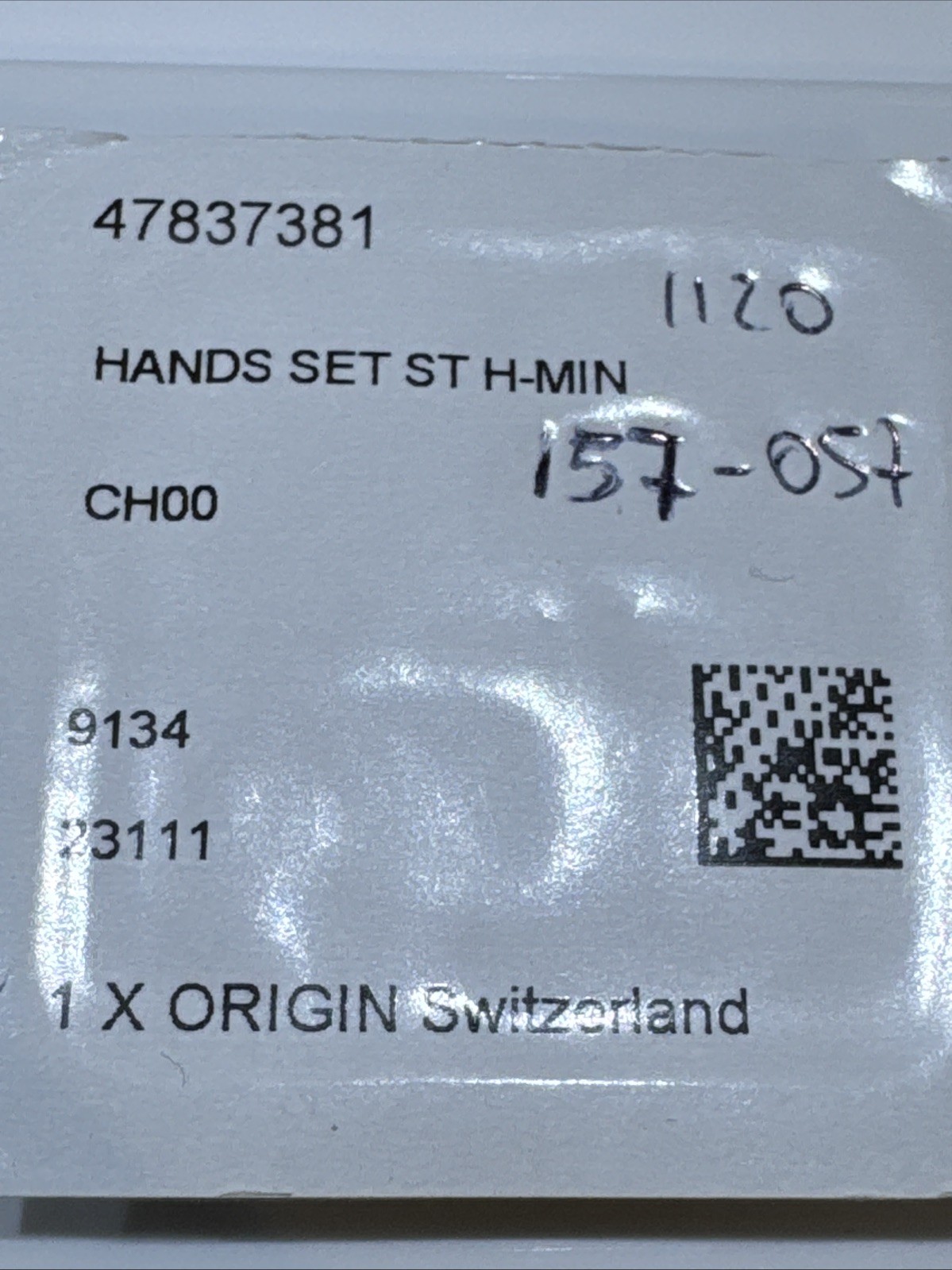 Original Sealed Cartier 1120 Blue Hands. For Caliber 157 057 Ref 47837381