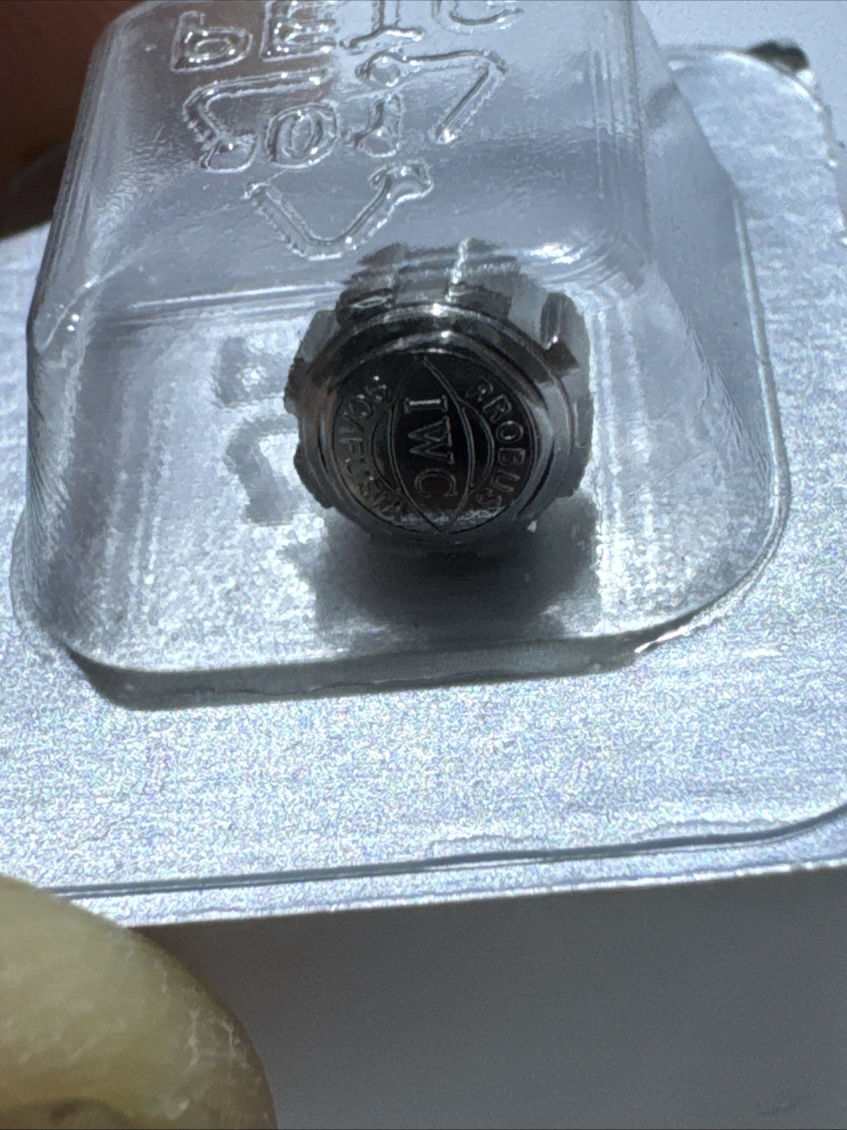 IWC Ingenieur 3234 Original Steel Screw Crown New IWA15587