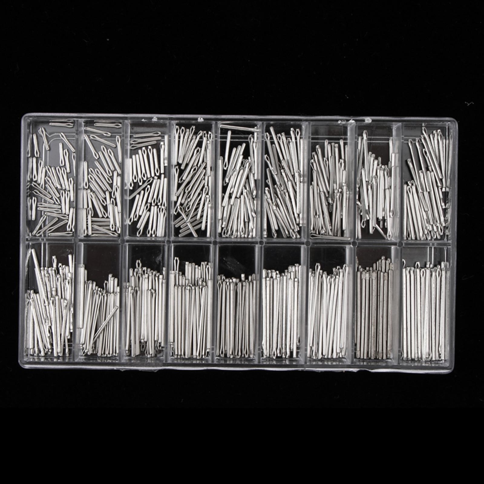 360Pack 6-23mm Watch Band Link Cotter Pin Assortment 0.9mm Bracelet Strap Bar