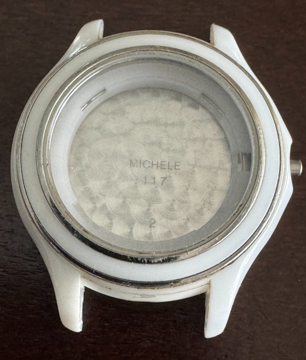 LADIES MICHELE JETWAY CERAMIC WRISTWATCH CASE ONLY MWW17E000002 NO STEM / CROWN