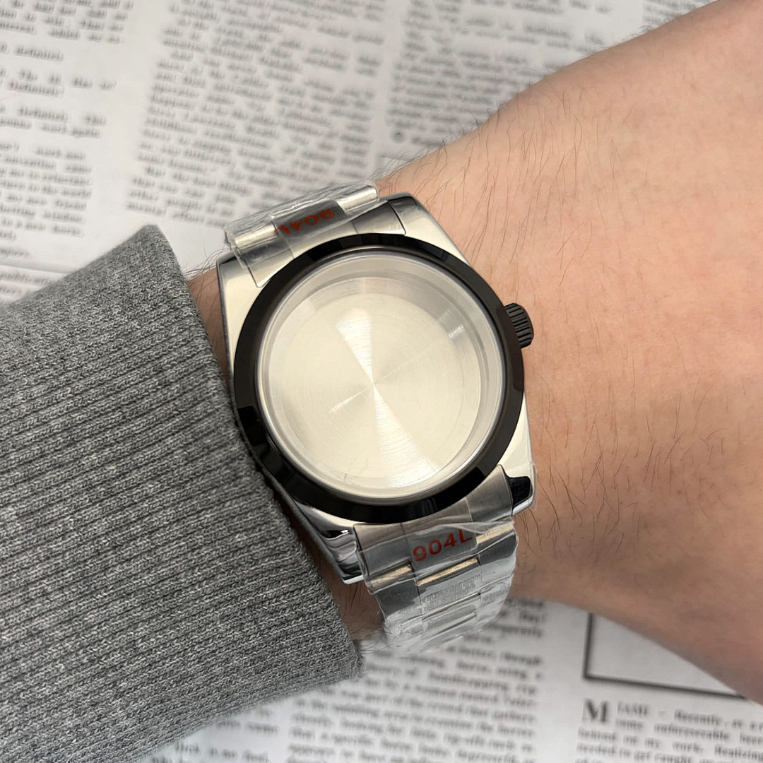 36mm stainless steel Watch Case & Bracelet For Nh35 Nh36/38 Movement 28.5mm Dial