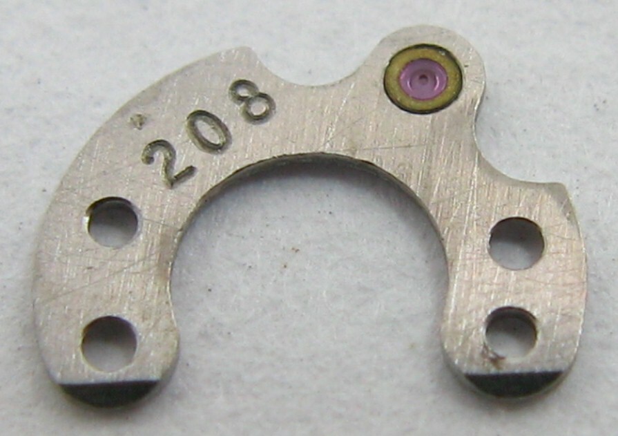 Patek Philippe Geneva 13.5 320 part pallet / anchor bridge & screws