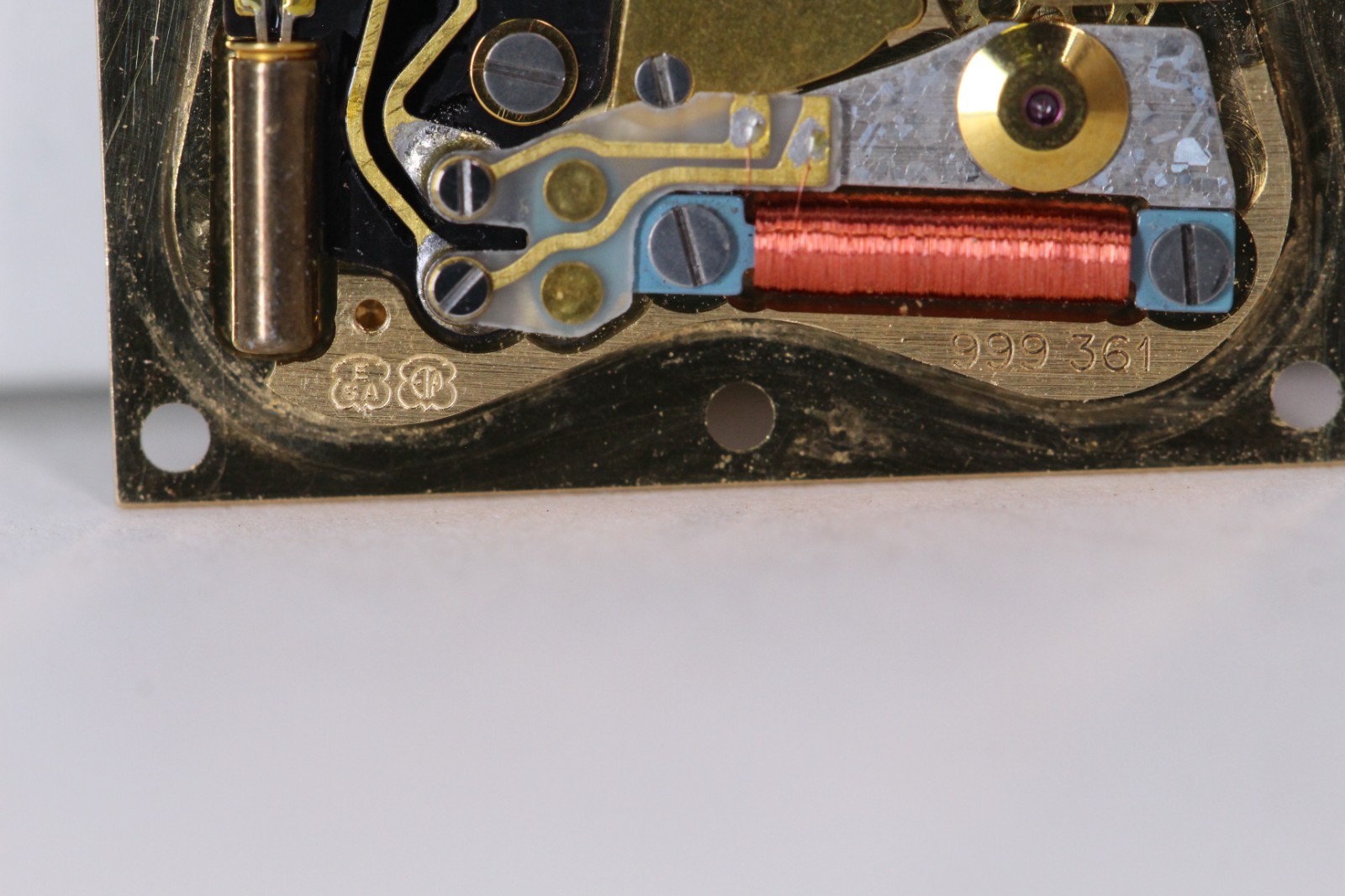 Concord Dilirium Watch ETA ESA Movement 999.361 Stator and Step Motor Assembly