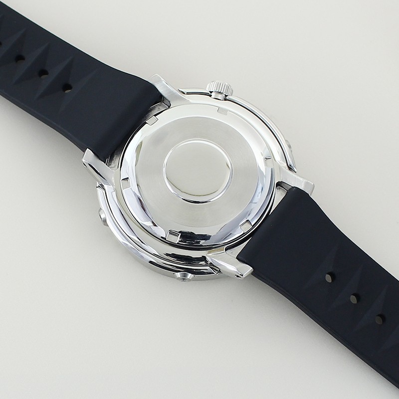 43.3mm Modify Tuna Baby Mod Steel Silver Watch Case+Strap For Seiko NH35 36 NH38