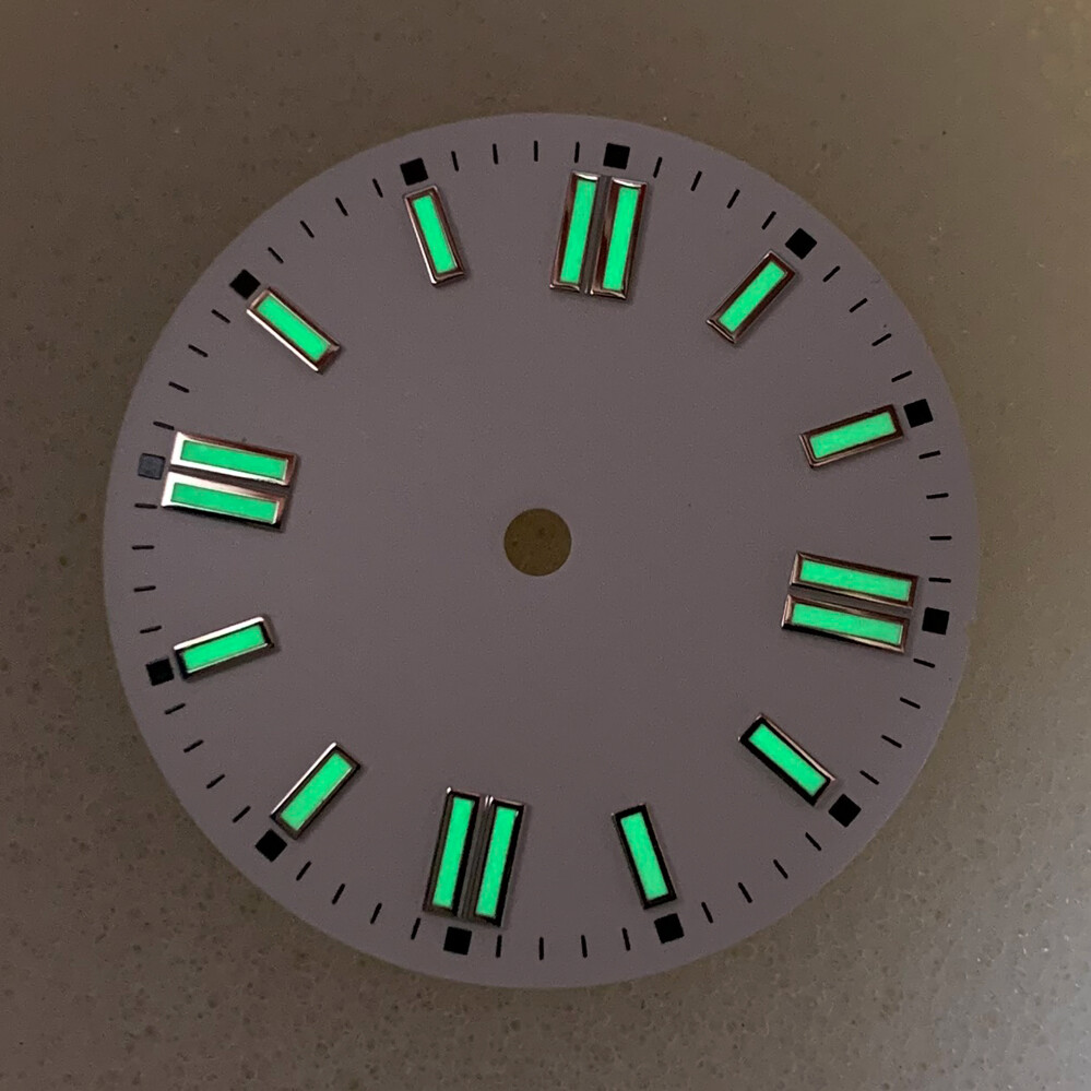 sunburst watch dial 28.5mm Luminous fit NH35 NH36 ETA2824 2836 Miyota8215 DG2813