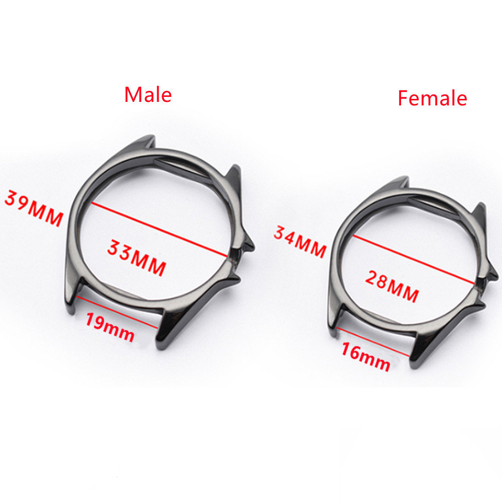 Black / White Ceramic Watch Case For J12 Replacement
