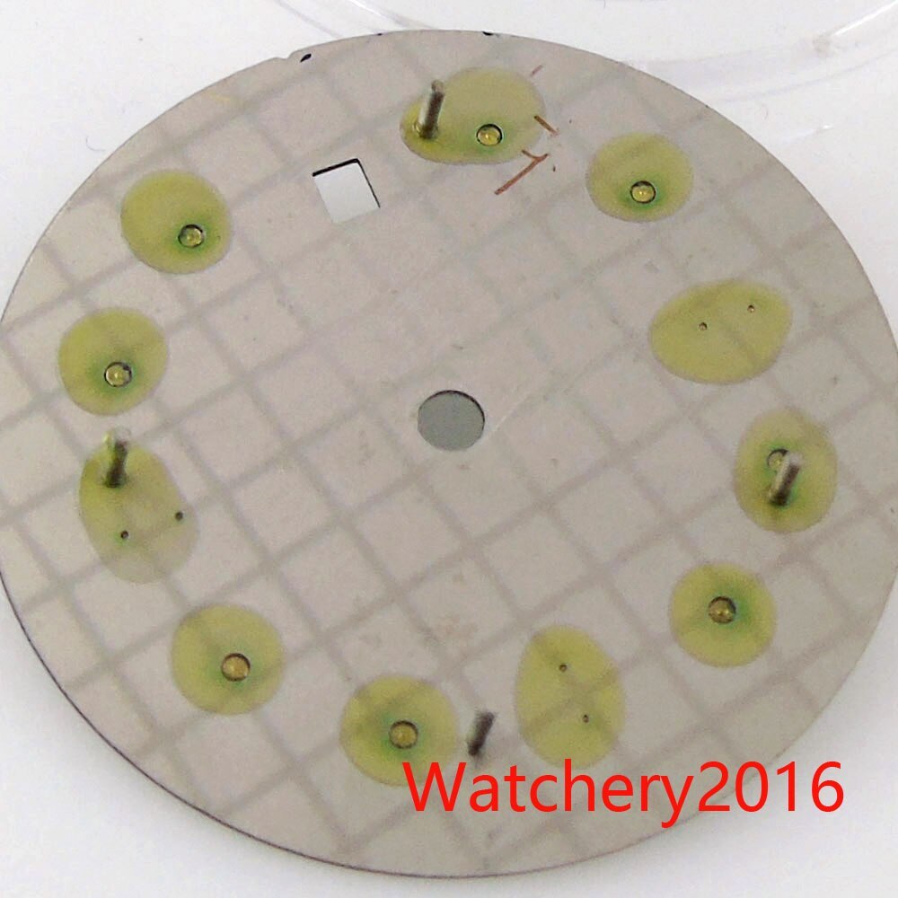 33.5mm Bliger Sterile Watch Dial Hands Fit For NH35 Miyota 8215 DG Date Window