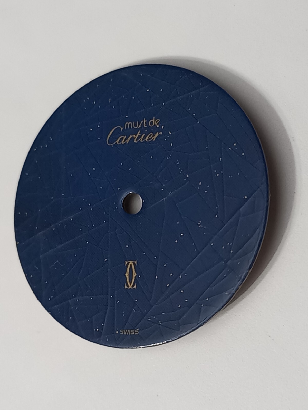 MUST DE CARTIER VERMEIL ROUND BLUE LADIES DIAL 20.5 MM – USED CONDITION