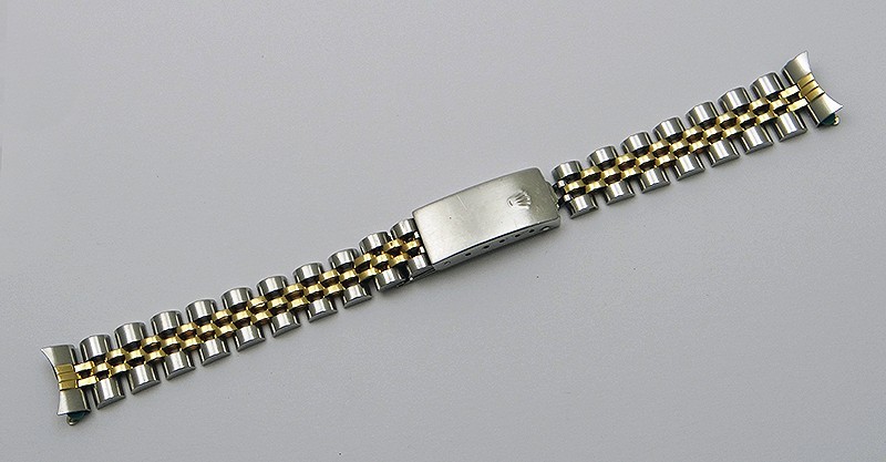 Genuine Rolex 18k Gold SS Ladies Bracelet 62523D.18 Clasp & 13mm End Links 468 B
