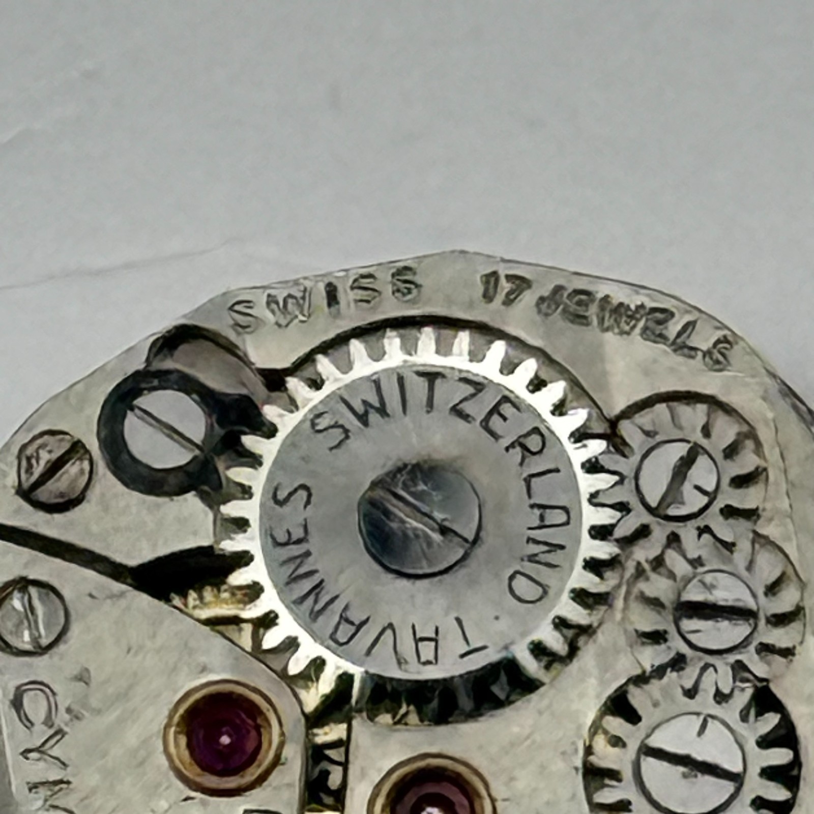 Cyma R433 Watch Movement Tavannes 17Jewels Swiss Manual Wind Parts Repair 11.3mm