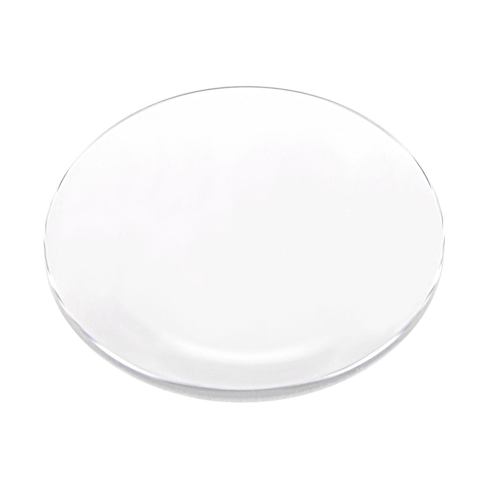 Glass Watch Single Lens Round 29mm Dia 1.3mm Edge Thickness, Transparent