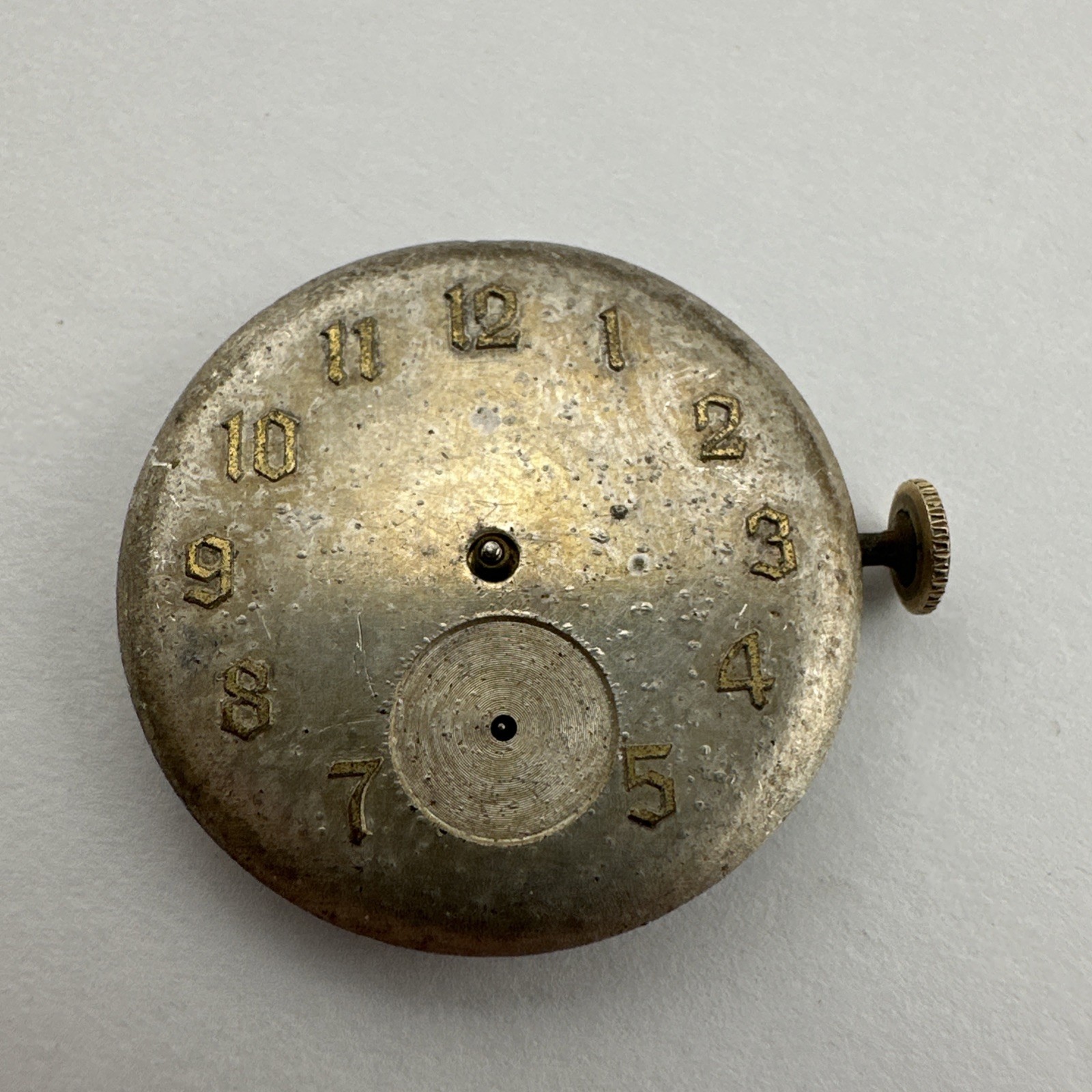 BULOVA cal. 10BH, 21j WRIST WATCH MOVEMENT Good Balance Wheel Sold As Is