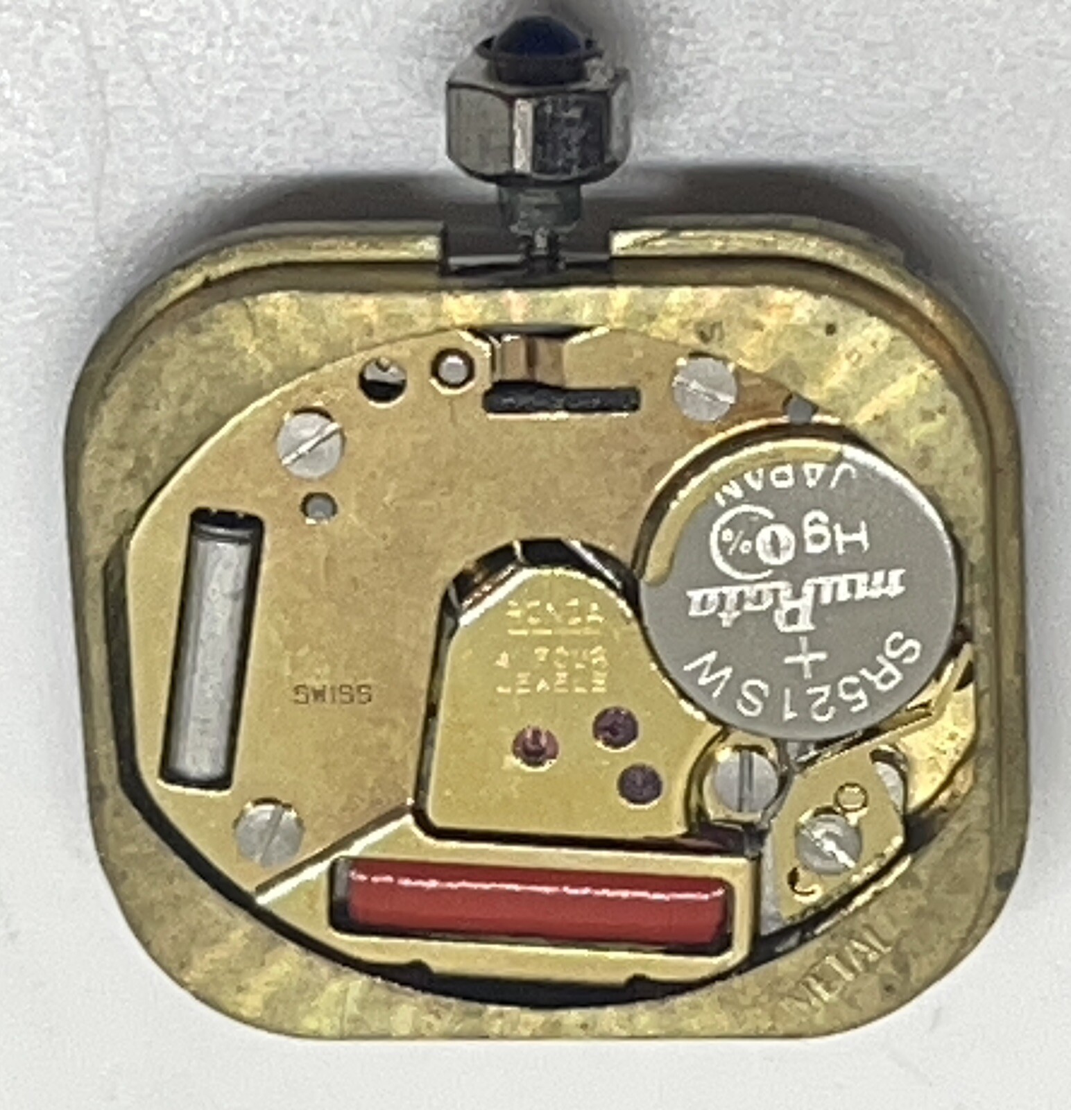 RONDA MOVEMENT Diamond Dial 4 Jewels Swiss Does Not Run