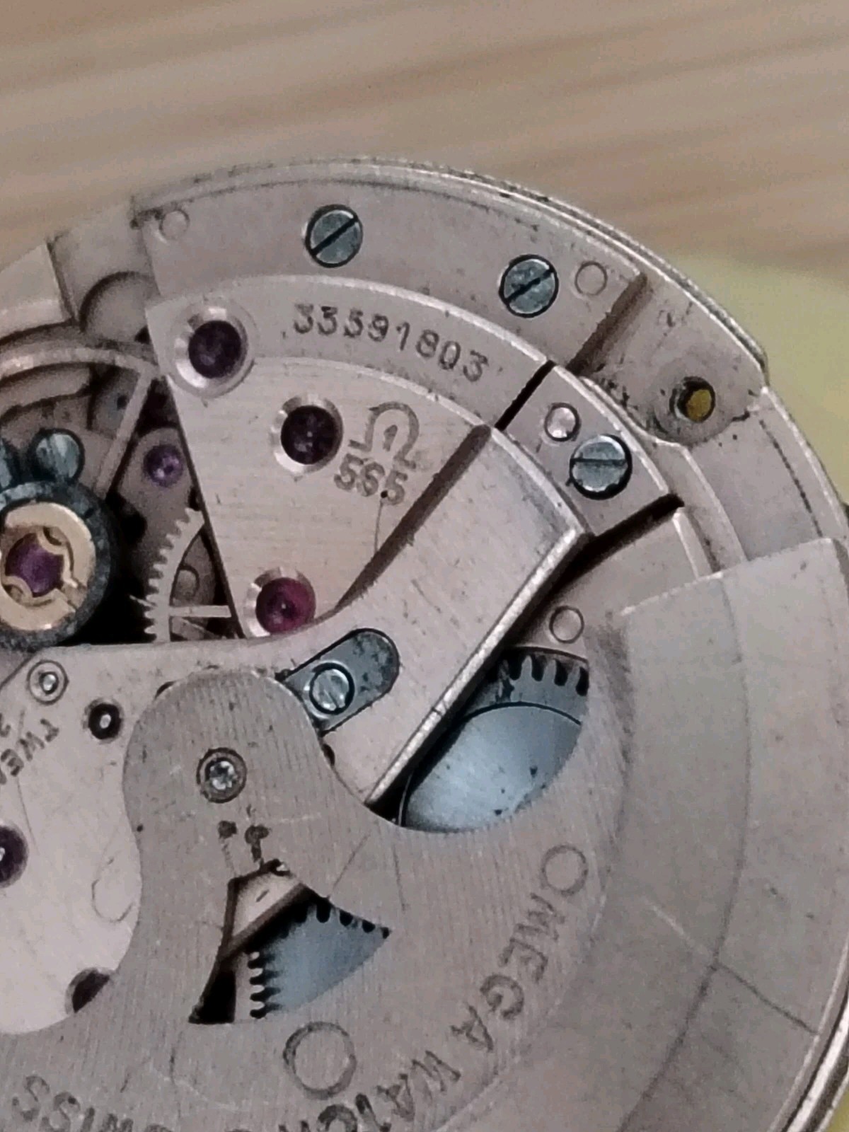 Vintage OMEGA Cal 565 Automatic Movement For Project.