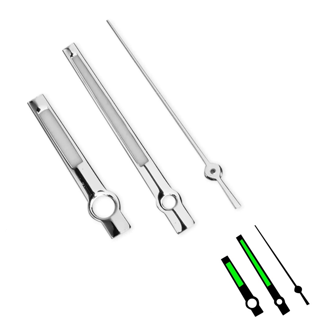 H1073 Baton Hand Set – Silver
