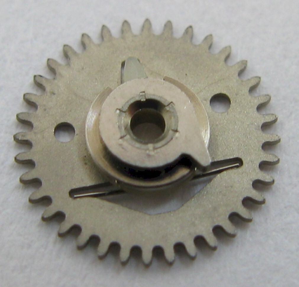 vintage FHF 908 909 watch movement part calendar driving wheel #2555