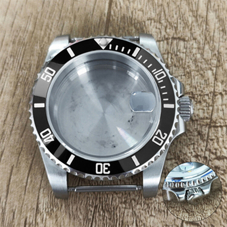 40mm Stainless Steel Watch Case Sapphire Glass Case for NH35 Mechanical Movement