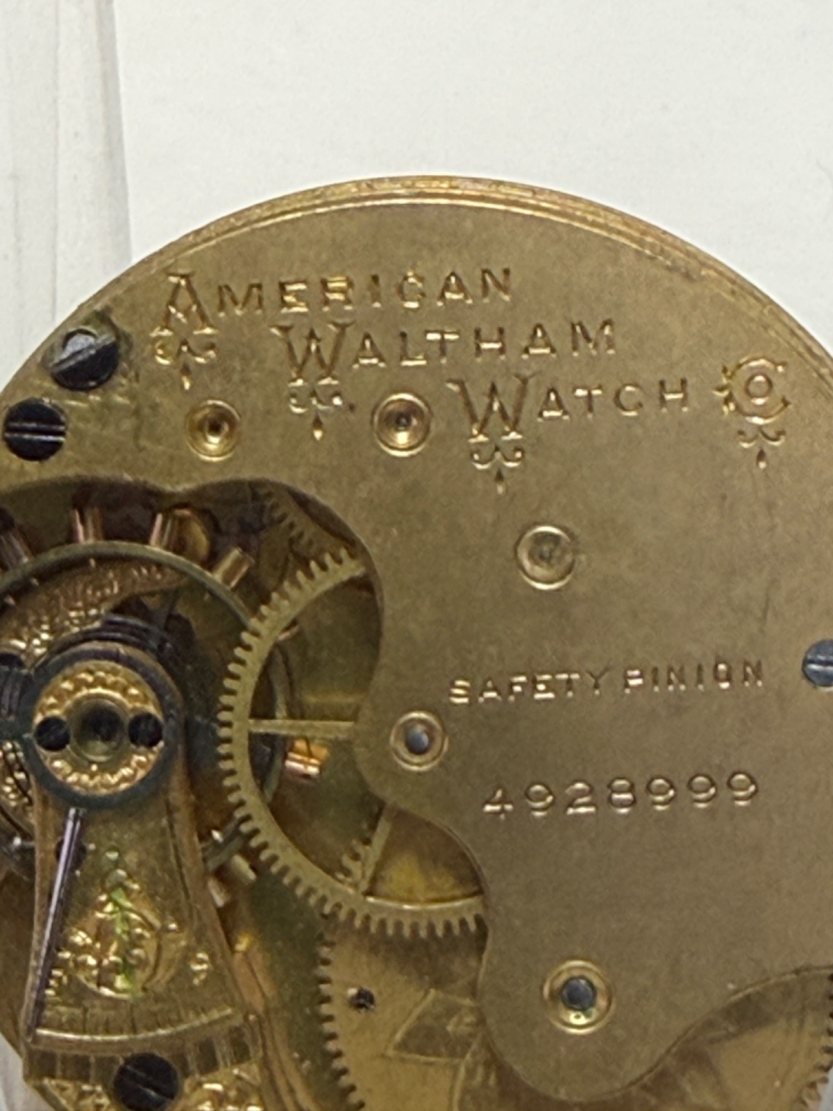 For Parts or Project, Elgin Pocket Watch Movement,Circa 1891, 6s, 7J, Model 1889