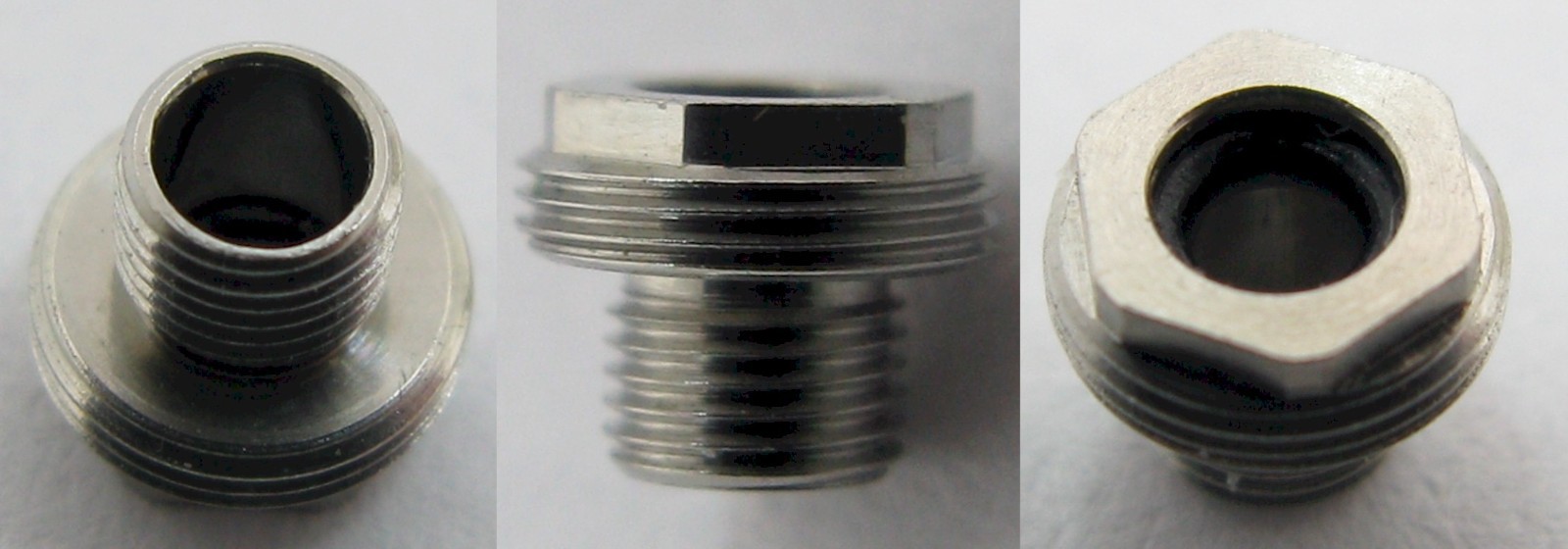 new 4 mm Omega 090ST1255 Tube in s. steel to fit screw crown case hole 2.5 mm
