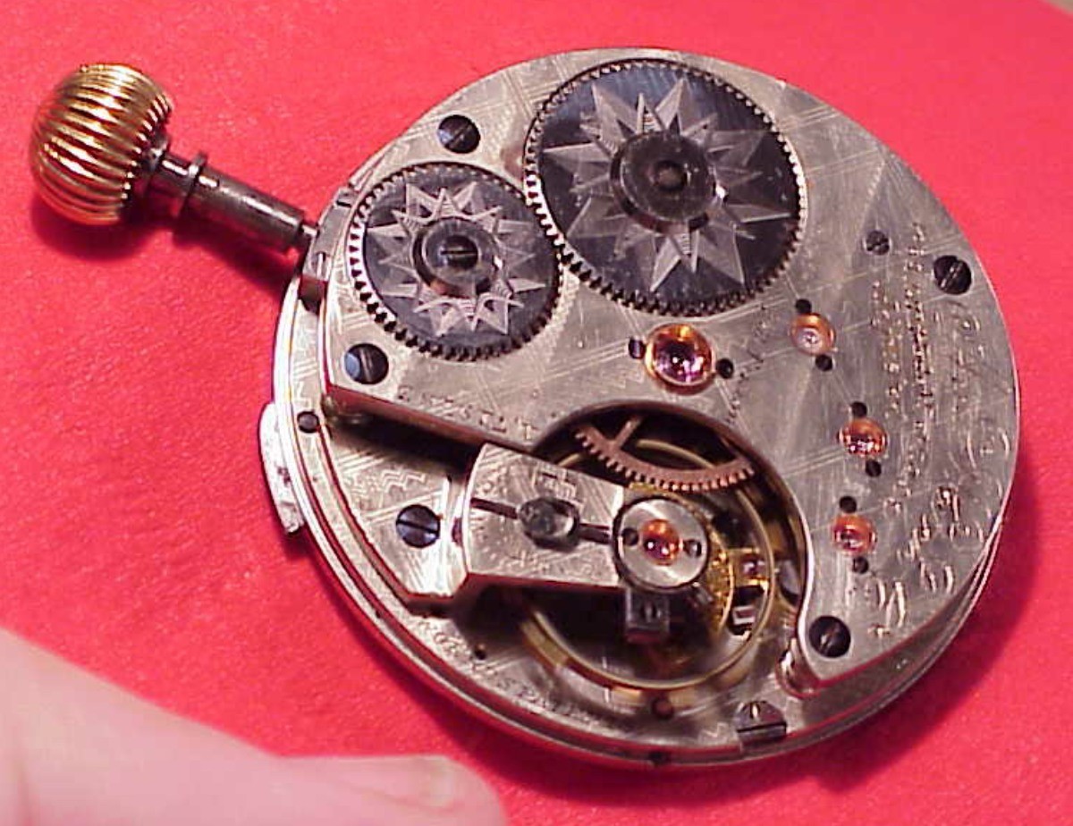 VINTAGE 1872 16 JEWELS AM WALTHAM CO POCKET WATCH MOVEMENT TICKaBIT