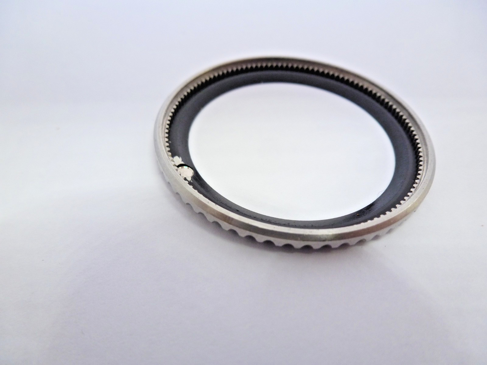 Genuine Rolex Submariner 16610/16800 complete bezel with insert vintage used –