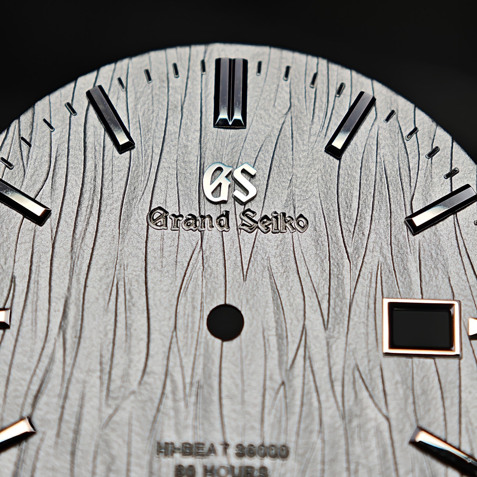 32.3mm Birch Forest Pattern Watch Dial Date No Lume for Nh35 ETA2824 Movement