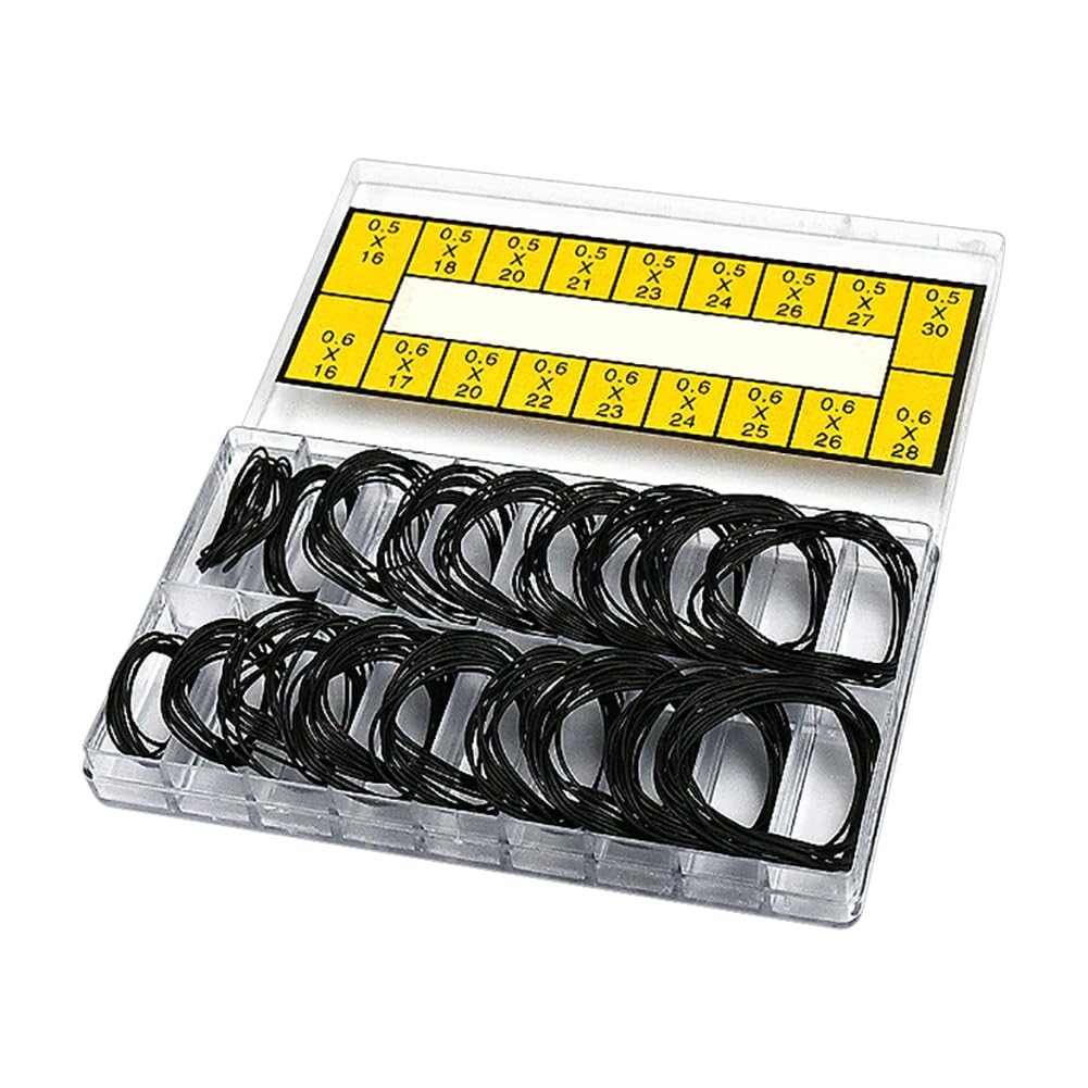 About 180 Pcs O Ring Watch Gasket Rubber Seal Kit Assorted Size Watch Gaskets…