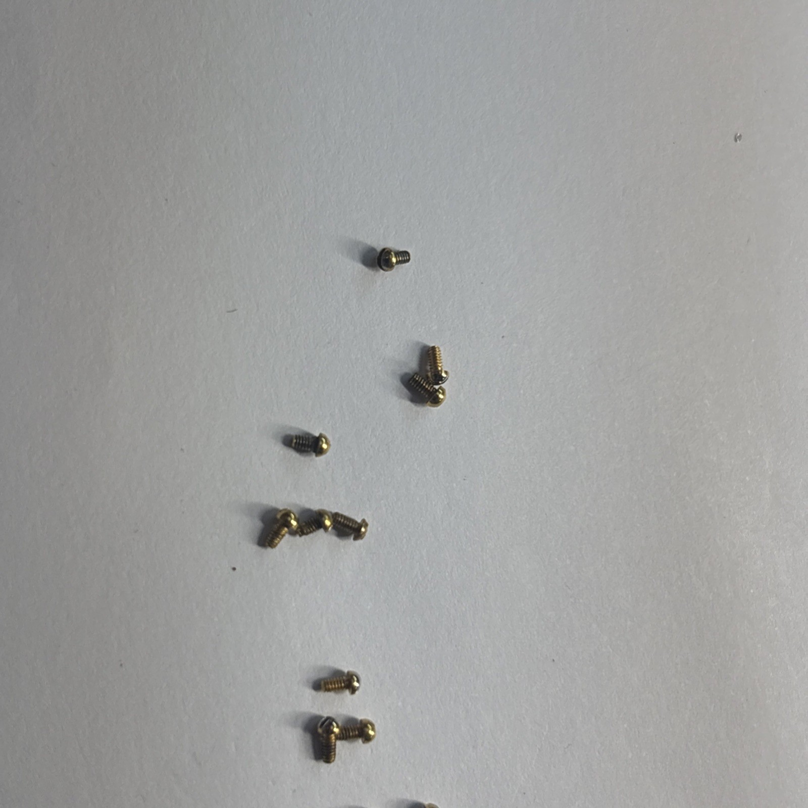 Breitling Twotone Crosswind & Chronomat Screws Assorted As Is gold Faded On Some