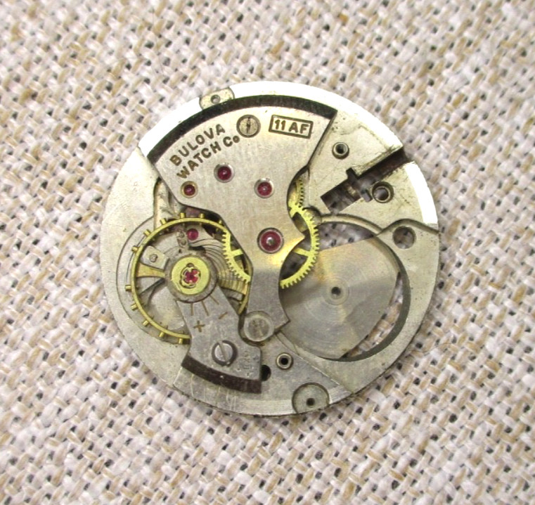 Bulova Movement cal 11AF shock Resistance, not complete, for parts