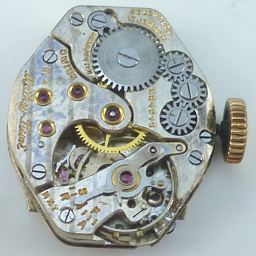 Vintage Mathey – Tissot LDS Mechanical Wristwatch Movement – Parts / Repair