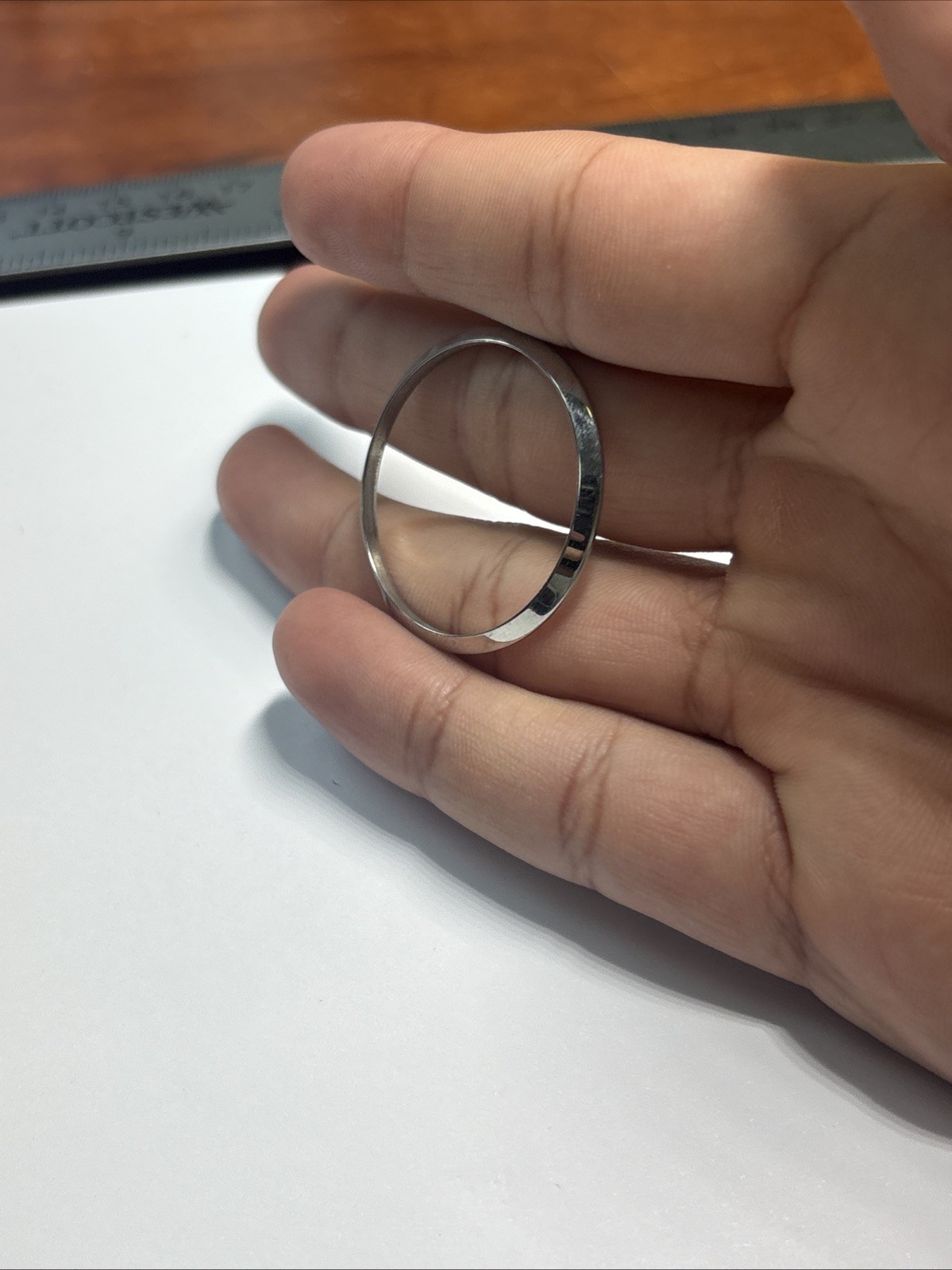 Rolex Bezel Smooth Finish Stainless Steel Fits 36mm Rolex