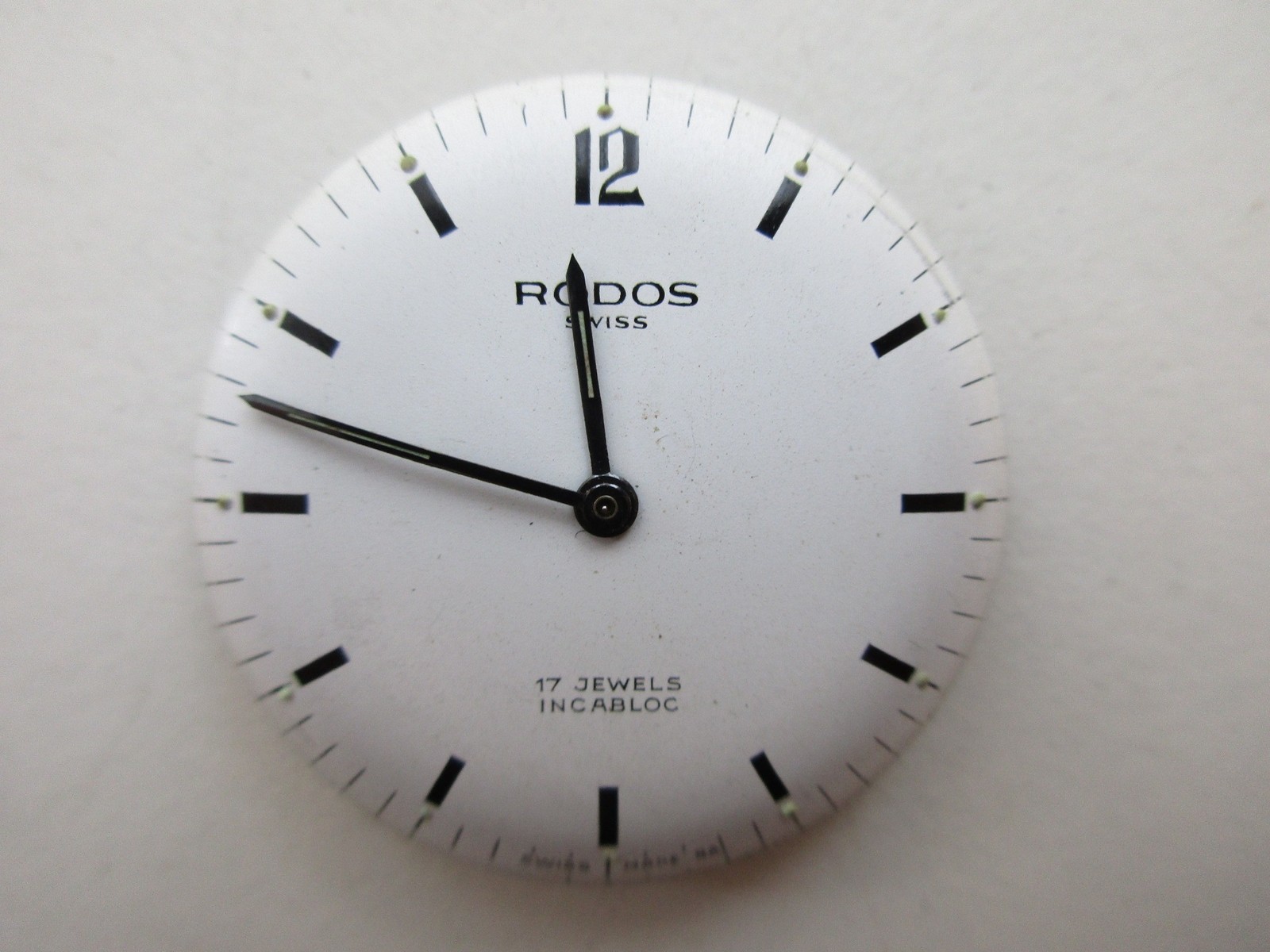 AS ST cal. 1802 Swiss 17 jewels vintage watch movement – running
