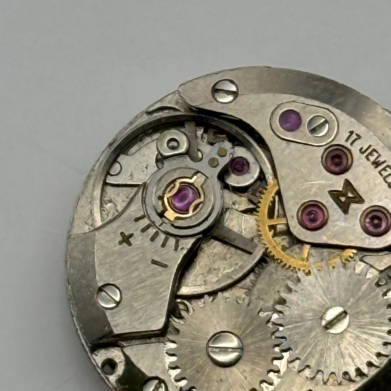 ETA 2512 Watch Movement Bentima 17 Jewels Swiss Manual Wind Parts Repair 17.5mm