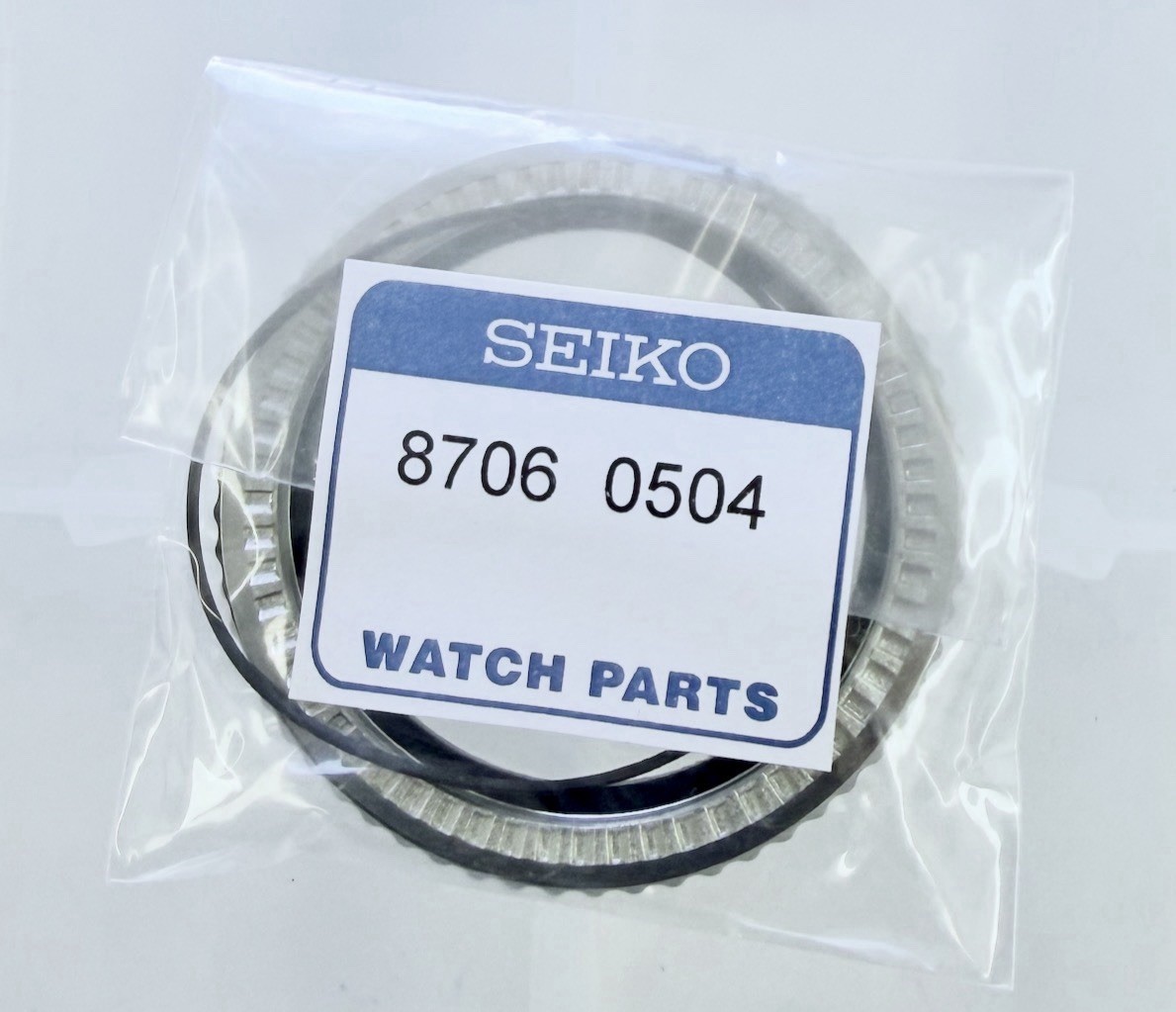 SEIKO Genuine Rotating BLACK Bezel & Gasket Prospex Divers SSC015 New 87060504