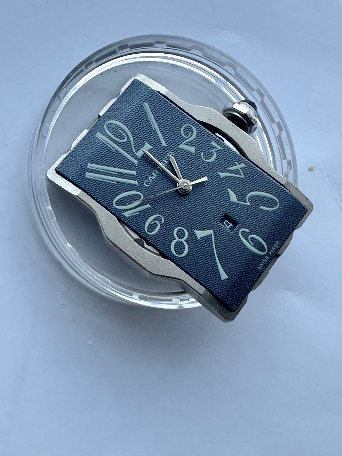 Cartier Tank Américain Movement & Blue Dial Automatic Cal.120 Eta 2000-1