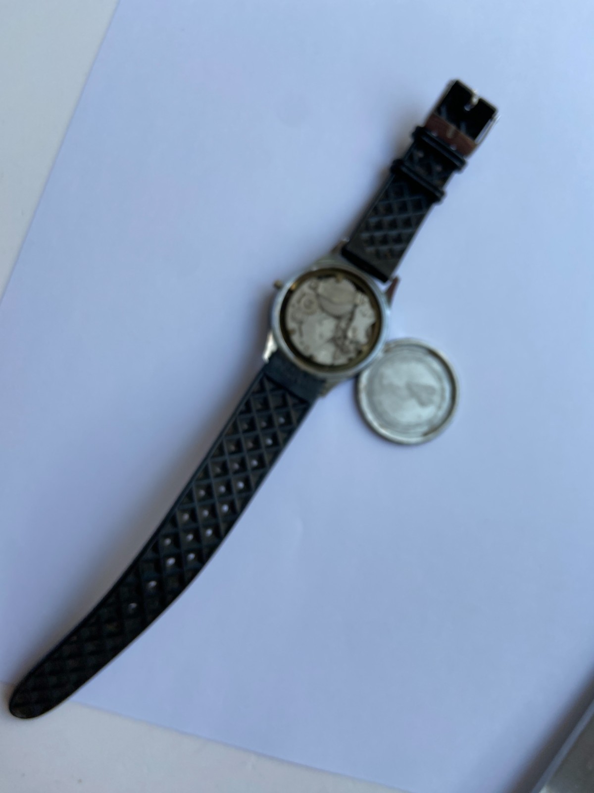 VINTAGE MEN WRIST WATCH SALE FOR PARTS DIVER ENDURA DATE CAL. EB 8800 1 JEWEL
