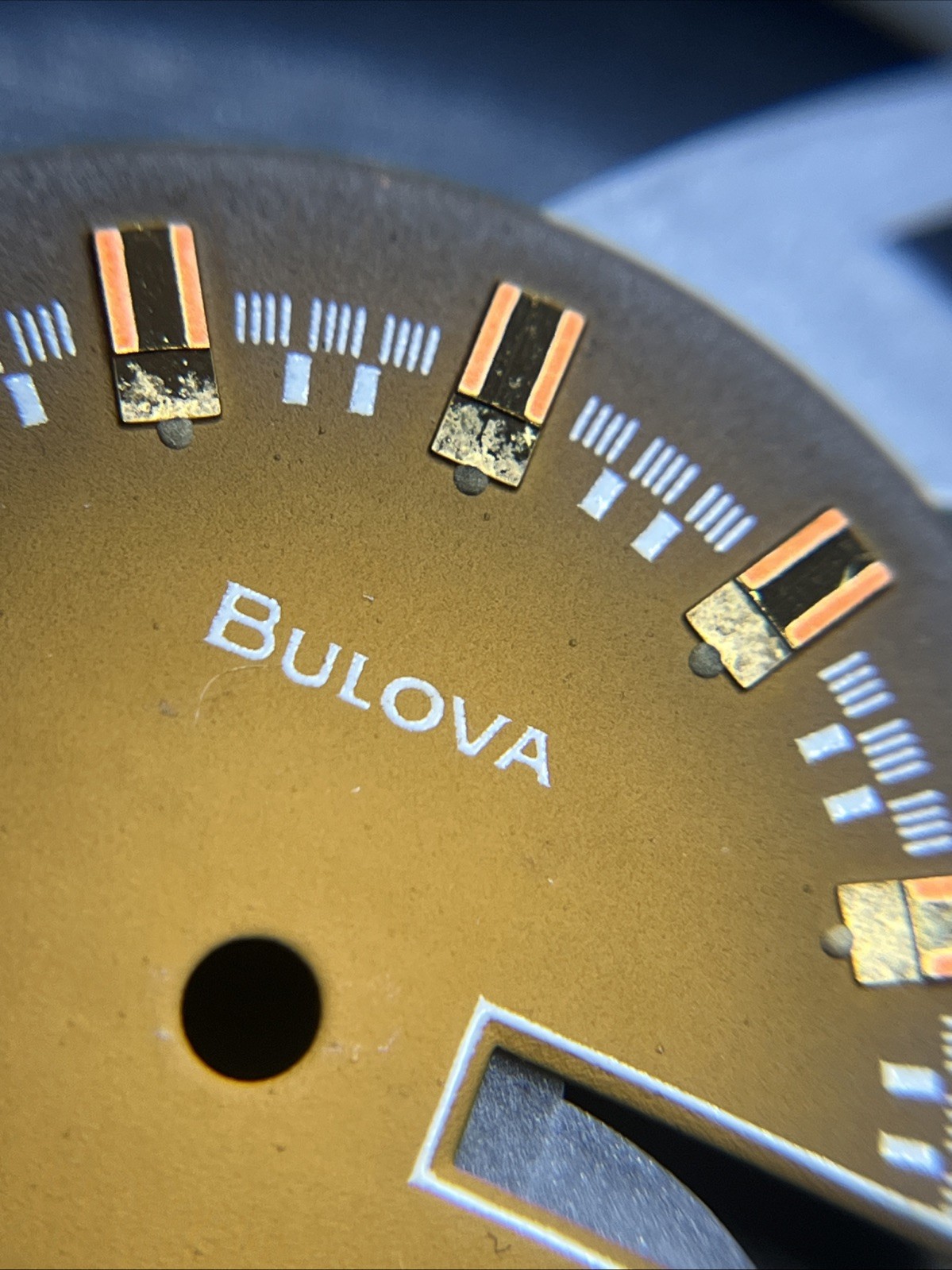 Bulova Automatic Day-Date Jet Star Orange Dial (010)